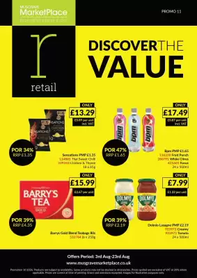 Musgrave MarketPlace leaflet (valid until 23-08)