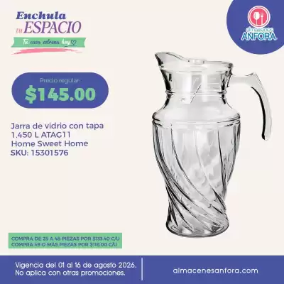Almacenes Anfora (válido hasta 16-08)