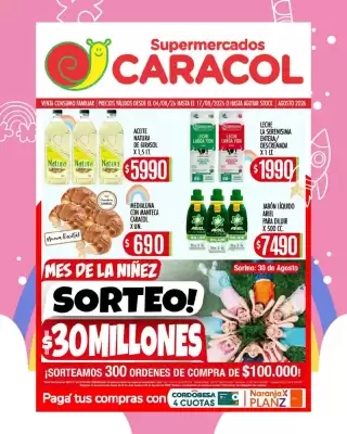 Caracol (válido hasta 17-08)