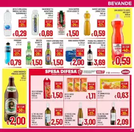 Volantino A&O Pagina 13: Santhè Sant'Anna €0,59, Tennent's Super Birra Strong Lager Doppio Malto €1,50