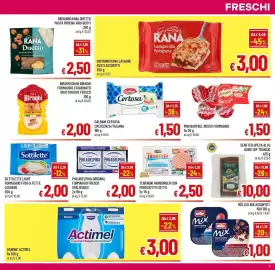Volantino A&O Pagina 7: RANA Duetto Gorgonzola DOP & Noci €2,50, SENFTER SPECK ALTO ADIGE IGP TRANCIO €10,00