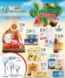 Volantino Iper Romagnolo Pagina 1: Acqua minerale Valmora €0,36, Flauti MULINO BIANCO €1,99