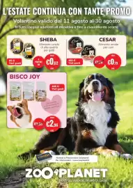 Volantino ZooPlanet Pagina 1: CESAR Alimento umido per cani €0,79, Sheba Alimento umido per gatti €0,62