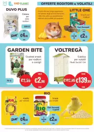 Volantino ZooPlanet Pagina 12: Cotone per nido roditori €4,46, Anello per volatili €4,94