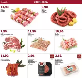 Volantino Basko Pagina 2: Rustichelle di pollo €11,90, Coppa di suino con osso €7,90