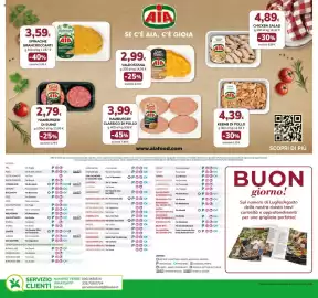 Volantino Basko Pagina 4: Hamburger classico di pollo AIA €3,99, Spinacine GranCrocchanti AIA €3,59