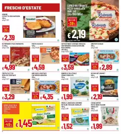 Volantino IperFamila Pagina 6: Findus Gratinati Pomodoro e Basilico €3,59, FROSTA CACCIUCCO €4,59