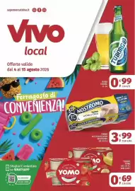 Volantino Vivo Supermercati Pagina 1: YOGURT YOMO €0,69, Tonno all'Olio di Oliva Nostromo €3,99