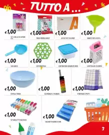 Volantino Galassia Pagina 3: STROFINACCI PIATTI €1,00, TRUDI PANDA FAMILY €1,00