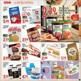 Volantino Crai Pagina 11: Crema di arachidi Crai €2,59, Corn Flakes Kellogg's €2,29
