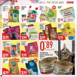 Volantino Crai Pagina 14: Paté Adult Dog Daily Almo Nature €1,69, Bocconcini My Love €0,39