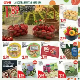 Volantino Crai Pagina 3: Dimmidisì Bresaola e Grana Padano €3,49, Dimmidisi Tonno e Mais con crostini €2,99