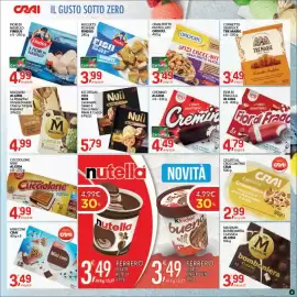Volantino Crai Pagina 9: CREMINO ALGIDA €4,49, Magnum Algida La-Pistache €4,99