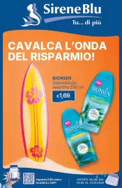 Volantino Sirene Blu Pagina 1: BIONSSEN bagnodoccia €1,69