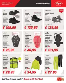 Volantino Bep's Pagina 5: Stylmartin Scarpa Sunset Evo €129,95, Zandona Protezione Schiena Netcube Back Pro x6 €101,95