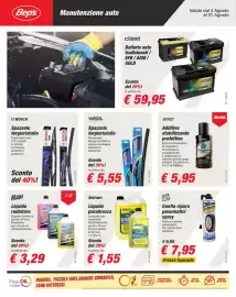 Volantino Bep's Pagina 10: Spazzole tergicristallo WISTA €5,55, Additivo stabilizzante protettivo Beros €5,95
