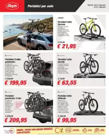 Volantino Bep's Pagina 2: Portabici tetto Gravity €63,55, ALTHURA Portabici tetto Ultimate €99,95