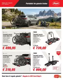 Volantino Bep's Pagina 3: Portabici gancio traino Alpen Evo €499,95, Portabici gancio traino Blur ALTHURA €319,95