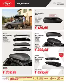 Volantino Bep's Pagina 4: ALTHURA Box portatutto Evo Light €299,95, Box portatutto Blaze €129,95