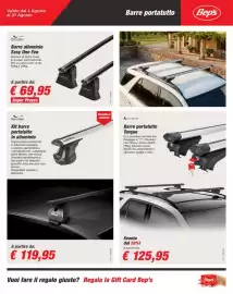 Volantino Bep's Pagina 5: Barre alluminio Easy One Evo €69,95, Rack roof €119,95