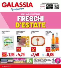 Volantino Galassia Pagina 1: CRUDODOLCE PROSCIUTTO CRUDO STAGIONATO €4,29, Sanpellegrino le bibite italiane €0,85
