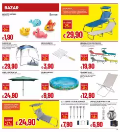 Volantino Galassia Pagina 25: PISCINA GONFIABILE 3 Anelli Bestway €9,90, GAZEBO BEACH €29,90