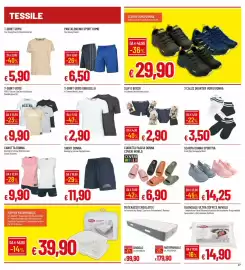 Volantino Galassia Pagina 27: T-SHIRT UOMO GIROCOLLO €2,90, T-SHIRT UOMO €9,90