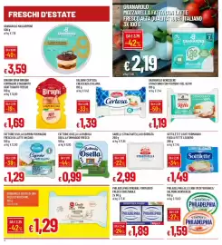 Volantino Galassia Pagina 4: Sabelli Stracciatella di Burrata €2,99, PHILADELPHIA ORIGINAL FORMAGGIO FRESCO SPALMABILE €1,89
