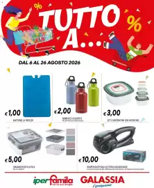 Volantino IperFamila Pagina 1: KOOPER GRATTUGIA ELETTRICA RICARICABILE €10,00, Borracce assortite beper €2,00