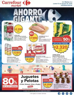 Folleto Carrefour Market (válido hasta 10-08)
