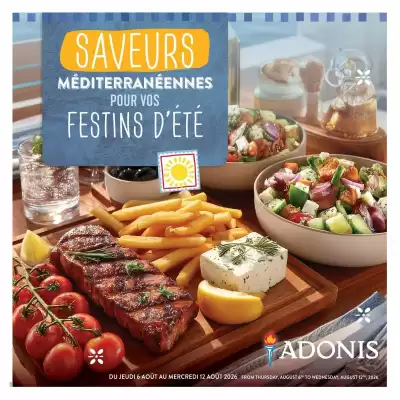 Marché Adonis flyer (valid until 12-08)