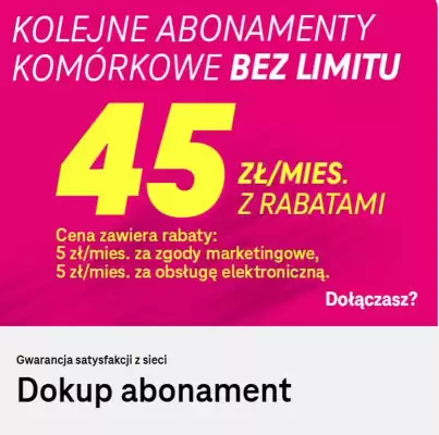 T-Mobile (wa偶no艣膰 do 23-08)