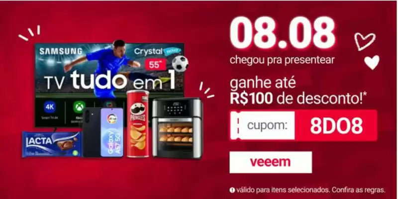 Americanas Express (válido até 8-08)