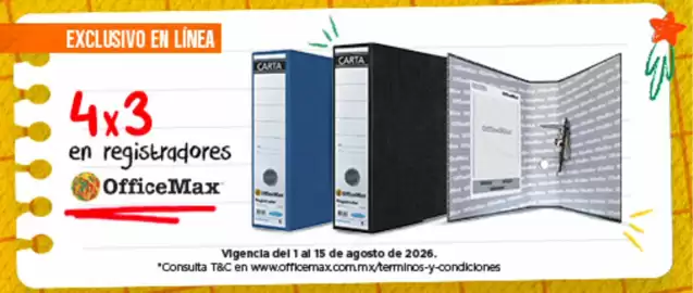 Catálogo OfficeMax Página 8: Officemax en registradores