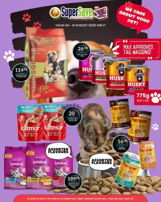 Super Save catalogue (valid until 31-08)