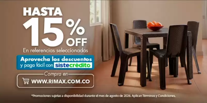 Rimax (válido hasta 2-09)