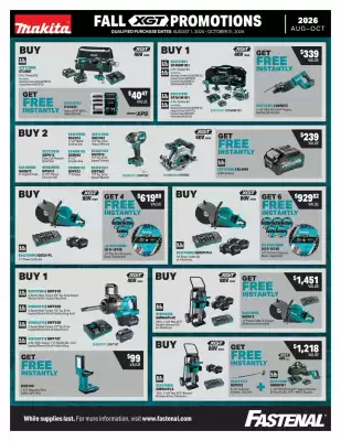 Fastenal (valid until 1-11)