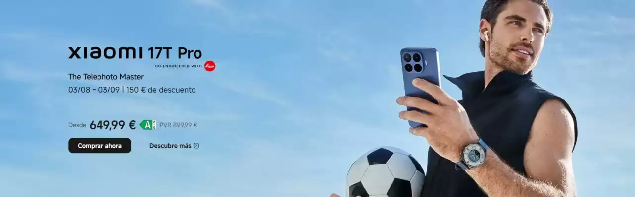 Folleto Xiaomi (válido hasta el 3-09)