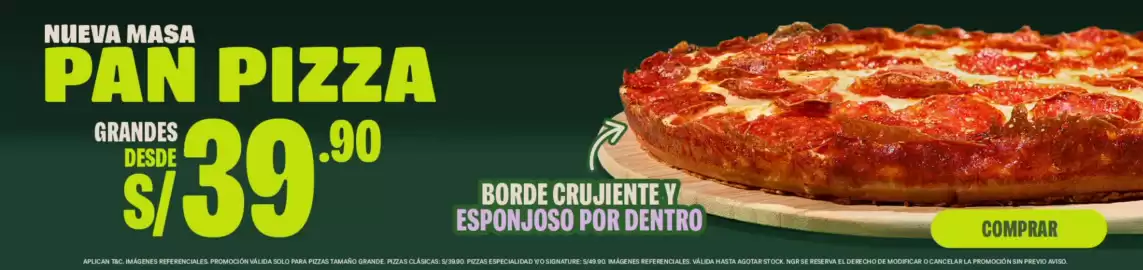 Catálogo Papa John's Página 1