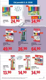 Lidl leták Strana 11: CENTROPEN Fixy – 12 kusů €24,90, CENTROPEN Pastelky – 18 kusů €49,90