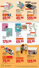 Lidl leták Strana 12: CRELANDO Barevné papíry A4 €69,90, Crelando Plátna €89,90