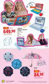 Lidl leták Strana 18: LEXIBOOK Vzdělávací dvojjazyčný notebook €649,90, DEŠTNÍK €84,50