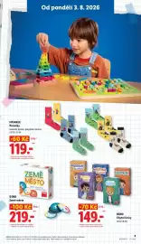 Lidl leták Strana 3: Fusakle Ponožky €119,00, DINO Země město €219,00