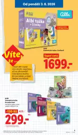 Lidl leták Strana 5: ALBI Elektronická tužka s 3 knihami €1.699,00, ALBI Interaktivní kniha Kouzelné čtení €299,00