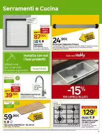 Volantino Leroy Merlin Pagina 13: Miscelatore cucina Loa €39,90, Tapparelle in kit Roma PINTO €87,92
