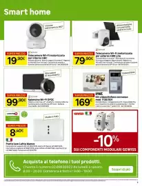 Volantino Leroy Merlin Pagina 9: Spioncino Wi-Fi DP2C Ezviz €99,90, Telecamera Wi-Fi motorizzata per interno H6C €19,90