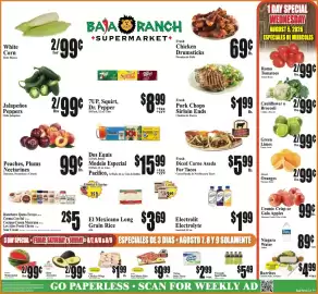 Baja Ranch weekly ad week 32 Page 1