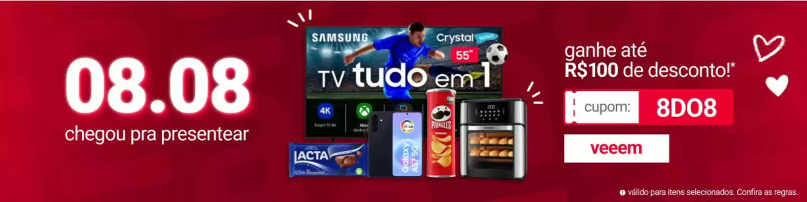 Americanas Express (válido até 8-08)