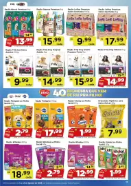 Encarte Rede Vivo semana 32 Página 12: Ração Pedigree ao Molho €2,79, Ração LeRoy Premium Gatos Castrados €9,99