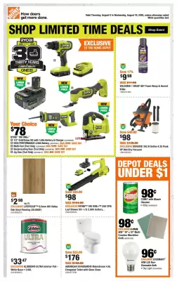 Home Depot flyer